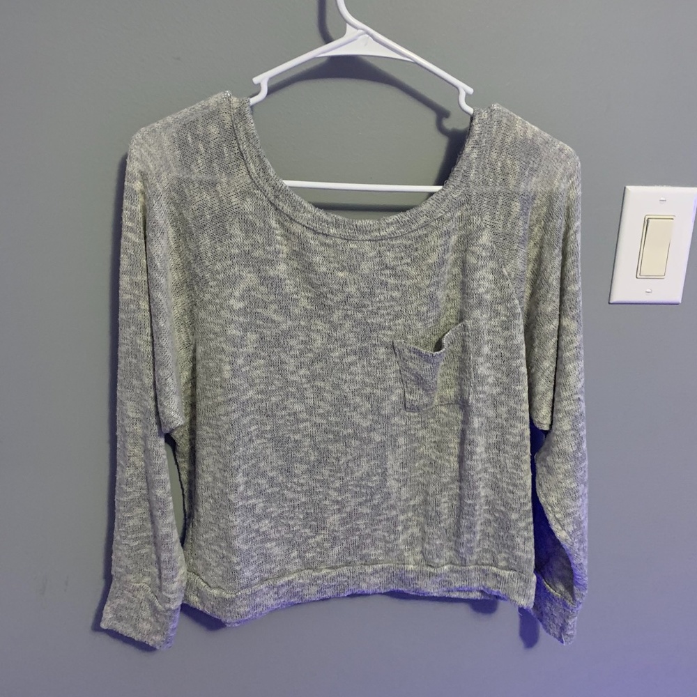 Long Sleeve cropped sweater